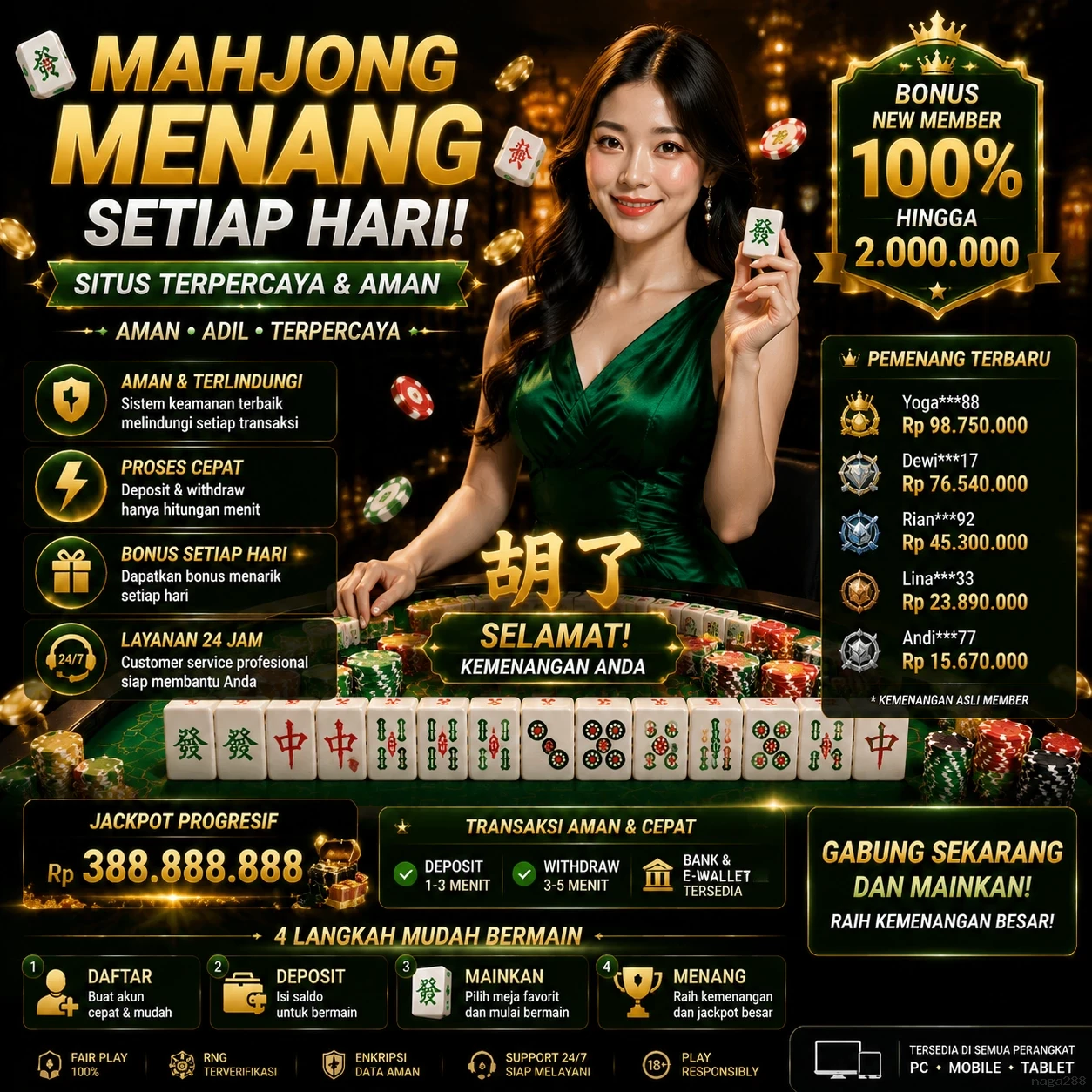 Unduh naga288 APK Versi 4.8.1 untuk Perangkat Android